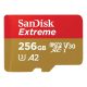 SanDisk Extreme® microSDXC™ 256GB memóriakártya + adapter (UHS-I) (V30) (U3) (A2) (C10) (190MB/s) (00121587)