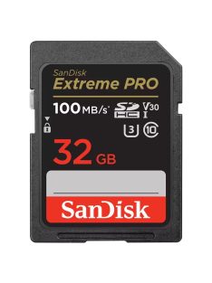   SanDisk Extreme® PRO SDHC™ 32GB memóriakártya (UHS-I) (V30) (U3) (C10) (100MB/s) (00121594)
