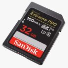 SanDisk Extreme® PRO SDHC™ 32GB memóriakártya (UHS-I) (V30) (U3) (C10) (100MB/s) (00121594)