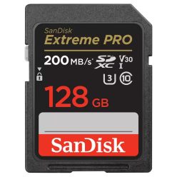   SanDisk Extreme® PRO SDXC™ 128GB memóriakártya (UHS-I) (V30) (U3) (C10) (200MB/s) (00121596)