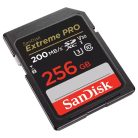 SanDisk Extreme® PRO SDXC™ 256GB memóriakártya (UHS-I) (V30) (U3) (C10) (200MB/s) (00121597)