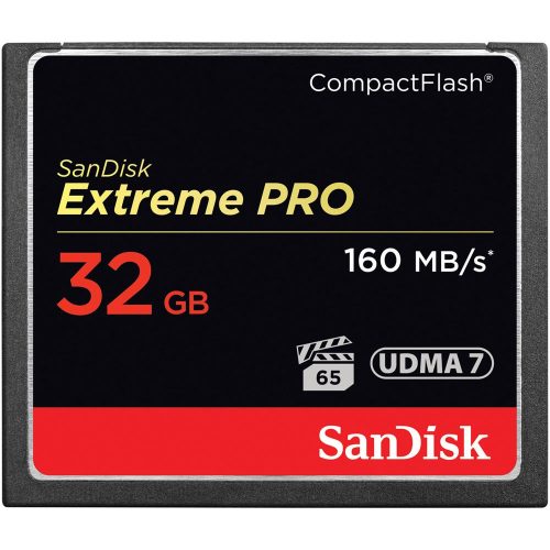 SanDisk Extreme PRO® CompactFlash™ 32GB memóriakártya (160MB/s) (00123843)