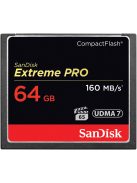 SanDisk Extreme PRO® CompactFlash™ 64GB memóriakártya (160MB/s) (00123844)