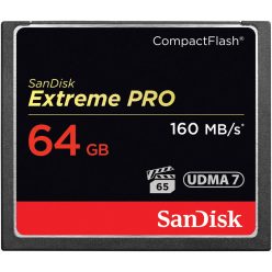   SanDisk Extreme PRO® CompactFlash™ 64GB memóriakártya (160MB/s) (00123844)