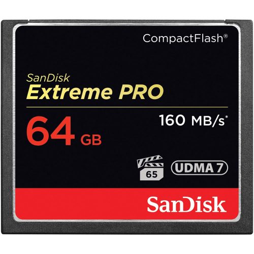 SanDisk Extreme PRO® CompactFlash™ 64GB memóriakártya (160MB/s) (00123844)