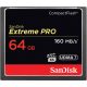 SanDisk Extreme PRO® CompactFlash™ 64GB memóriakártya (160MB/s) (00123844)