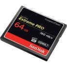 SanDisk Extreme PRO® CompactFlash™ 64GB memóriakártya (160MB/s) (00123844)