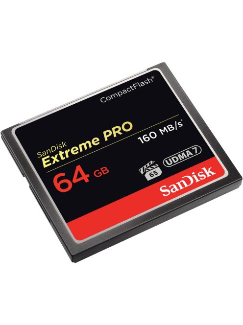SanDisk Extreme PRO® CompactFlash™ 64GB memóriakártya (160MB/s) (00123844)