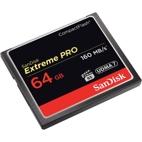 SanDisk Extreme PRO® CompactFlash™ 64GB memóriakártya (160MB/s) (00123844)