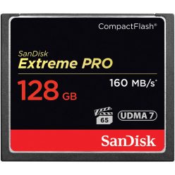   SanDisk Extreme PRO® CompactFlash™ 128GB memóriakártya (160MB/s) (00123845)
