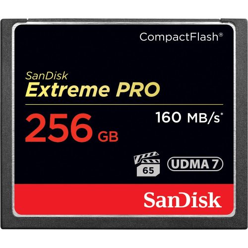 SanDisk Extreme PRO® CompactFlash™ 256GB memóriakártya (160MB/s) (00123863)