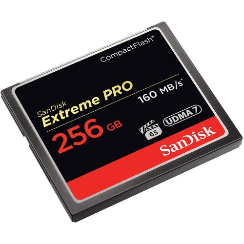 SanDisk Extreme PRO® CompactFlash™ 256GB memóriakártya (160MB/s) (00123863)