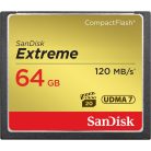 SanDisk Extreme CompactFlash™ 64GB memóriakártya (120MB/s) (00124094)