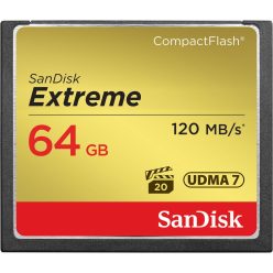   SanDisk Extreme CompactFlash™ 64GB memóriakártya (120MB/s) (00124094)