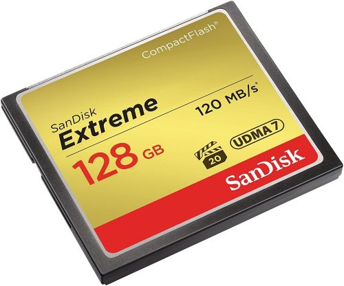 SanDisk Extreme CompactFlash™ 128GB memóriakártya (120MB/s) (00124095)