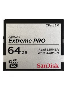   SanDisk Extreme PRO® CFast™ 2.0 64GB memóriakártya (VPG-130) (525MB/s) (00139791)
