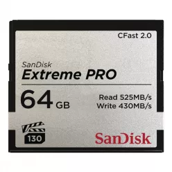   SanDisk Extreme PRO® CFast™ 2.0 64GB memóriakártya (VPG-130) (525MB/s) (00139791)
