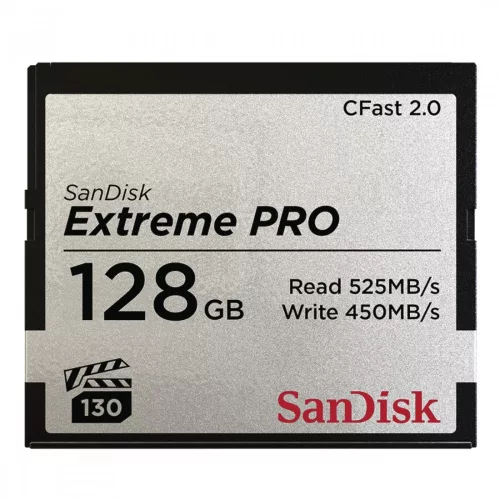SanDisk Extreme PRO® CFast™ 2.0 128GB memóriakártya (VPG-130) (525MB/s) (00173408)