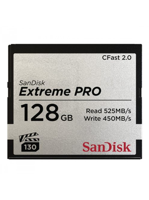 SanDisk Extreme PRO® CFast™ 2.0 128GB memóriakártya (VPG-130) (525MB/s) (00173408)