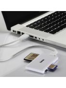 Hama "SLIM" multi memóriakártya olvasó (USB 3) (white) (00181017)