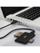 Hama "SLIM" multi memóriakártya olvasó (USB 3) (black) (00181018)