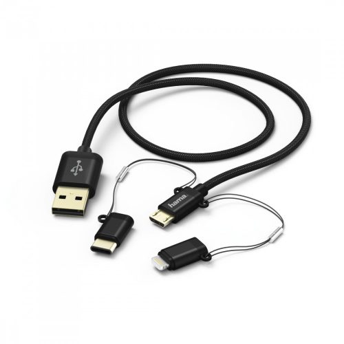 Hama 3in1 micro USB / Type-C / Lightning adatkábel