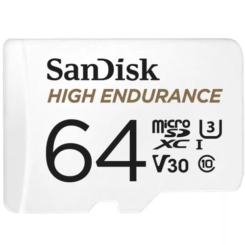 SanDisk High Endurance microSDXC memory card - 64GB (183566)
