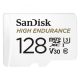 SanDisk® High Endurance microSDXC™ 128GB memóriakártya + adapter (V30) (U3) (100MB/s) (Class10) (00183567)