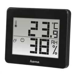   Hama "TH-130" HŐ ÉS PÁRATARTALOM MÉRŐ (black) (00186361)