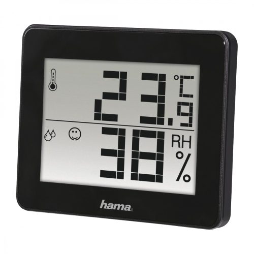 Hama "TH-130" HŐ ÉS PÁRATARTALOM MÉRŐ (black) (00186361)