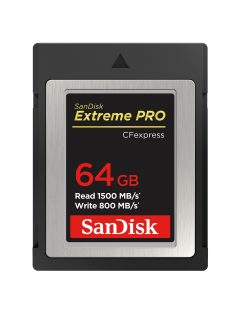   SanDisk Extreme PRO® CFexpress® 64GB memóriakártya (1500/800 MB/s) (00186484)