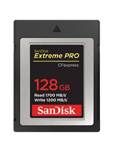   SanDisk Extreme PRO® CFexpress® 128GB memoriakártya (1700/1200 MB/s) (00186485)