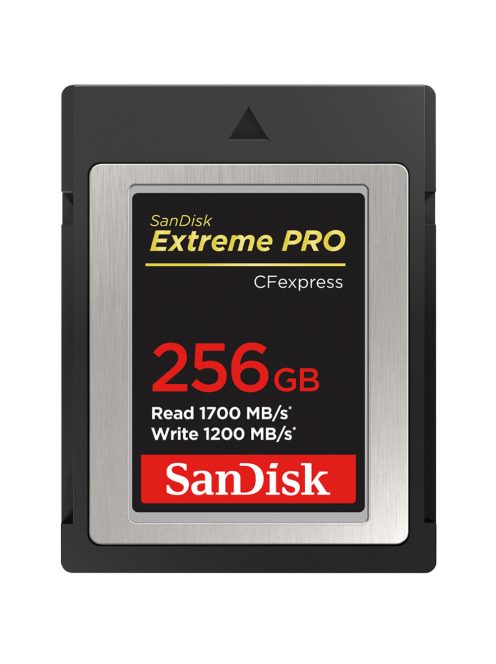 SanDisk Extreme PRO® CFexpress® 256GB memóriakártya (1700/1200 MB/s) (00186486)