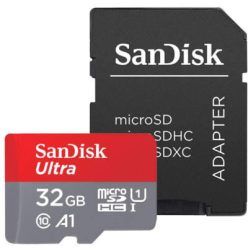   SanDisk Mobile Ultra® microSDHC™ 32GB memóriakártya + adapter (UHS-I) (120MB/s) (Class10) (A1)