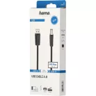 Hama USB kábel (USB-A // USB-B) (1.5m) (480Mbps) (00200602)
