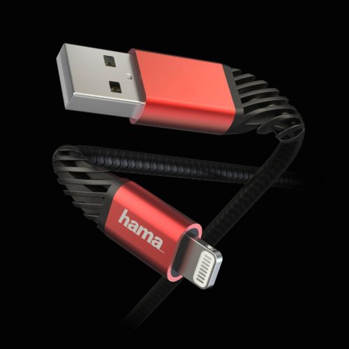 Hama "EXTREME" (USB-A // LIGHTNING) (1.5m) (black) (00201538)