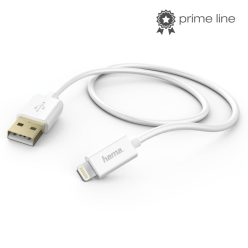   Hama adat és töltő kábel (USB-A // LIGHTNING) (1.5m) (white) (00201581)