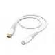 Hama adat és töltő kábel (USB-C // LIGHTNING) (1.5m) (white) (00201603)