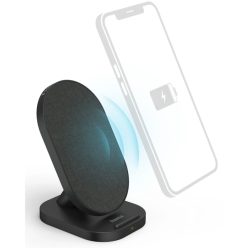   Hama "QI FABRIC FC-10S" vezeték nélküli töltő (10W) (black) (00201685)