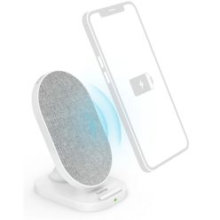   Hama "QI FABRIC FC-10S" vezeték nélküli töltő (10W) (white) (00201686)