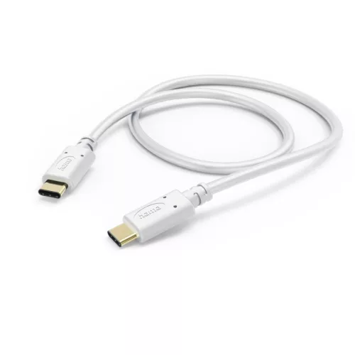 Hama USB kábel (USB-C // USB-C) (1.5m) (3A) (white) (00201704)