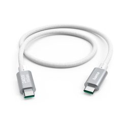   Hama USB kábel (USB-C // USB-C) (1.5m) (5A) (240W) (white) (00201724)