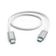 Hama USB kábel (USB-C // USB-C) (1.5m) (5A) (240W) (white) (00201724)