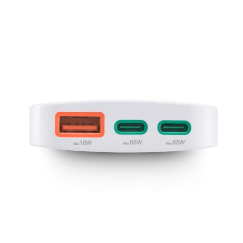 Hama USB hálózati töltő - összehajtható (USB-A + 2x USB-C) "PD/QC" (65W) (00201976)