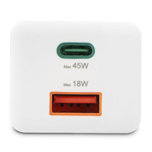 Hama USB hálózati töltő (USB-A + USB-C) "PD/QC" (45W) (00201993)