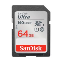   SanDisk Ultra SDXC™ 64GB memóriakártya (UHS-I) (U1) (C10) (140MB/s) (00215415)