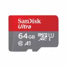 SanDisk Ultra® microSDXC™ 64GB memóriakártya + adapter (UHS-I) (140MB/s) (Class10) (A1) (00215421)