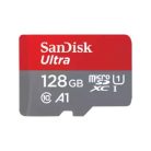 SanDisk Ultra® microSDXC™ 128GB memóriakártya + adapter (UHS-I) (140MB/s) (Class10) (A1) (00215422)