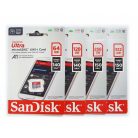 SanDisk Ultra® microSDXC™ 128GB memóriakártya + adapter (UHS-I) (140MB/s) (Class10) (A1) (00215422)