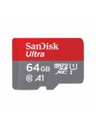 SanDisk Ultra® microSDXC™ 64GB memóriakártya + adapter (UHS-I) (140MB/s) (Class10) (A1) (00215426)